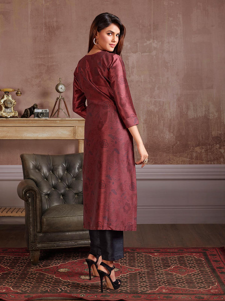 Ruby Floral Kurti