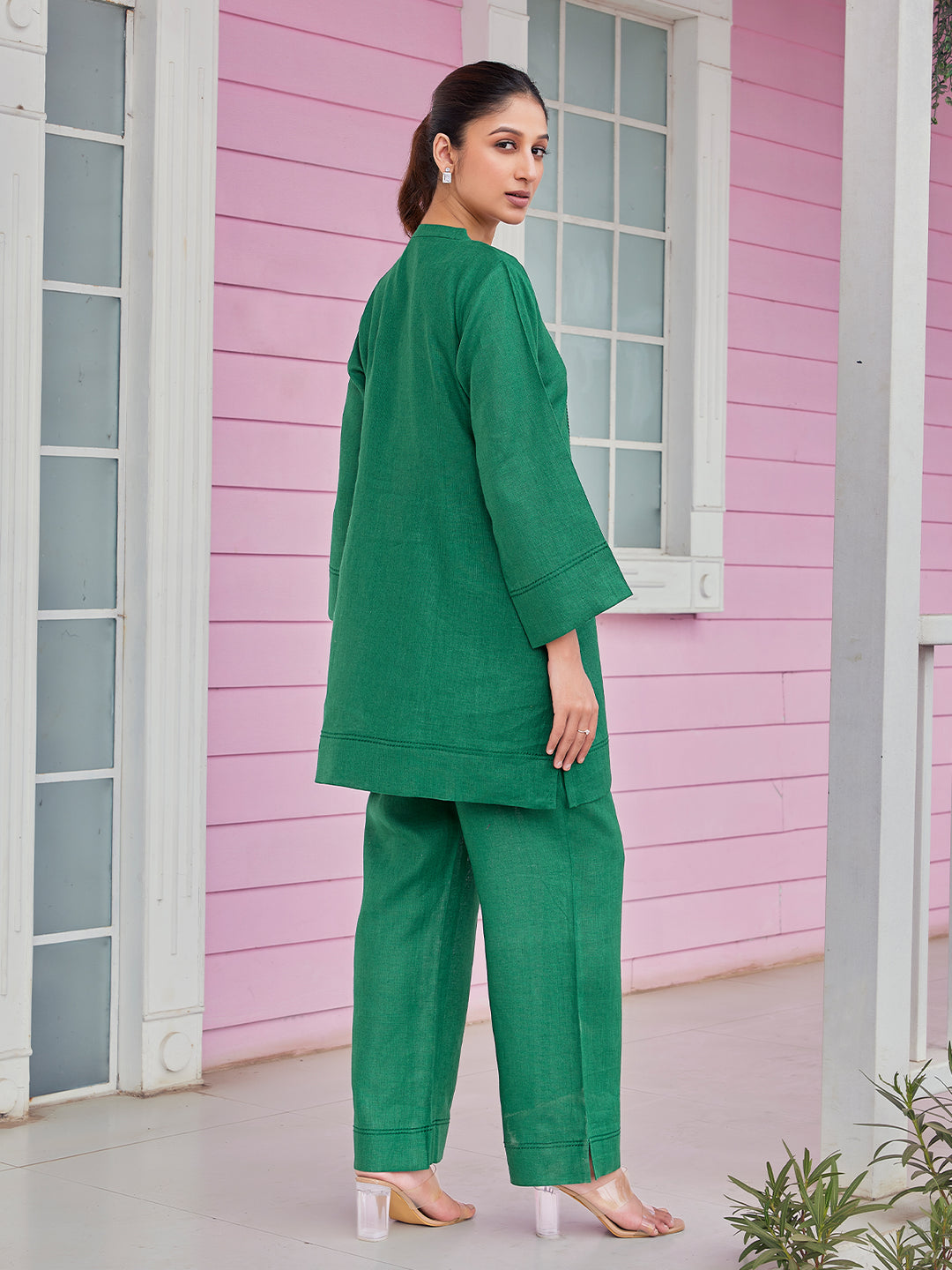 Emerald Green Tunic Set