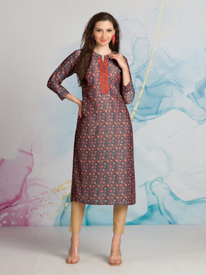 Rust Printed Tunic