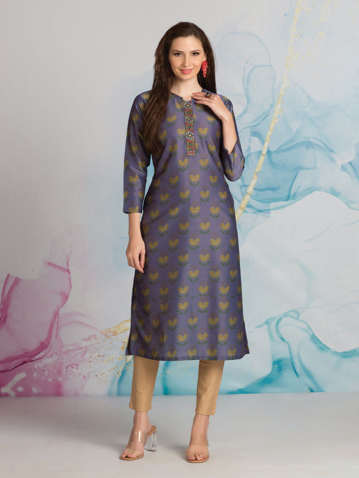 Purple Printed Tunic