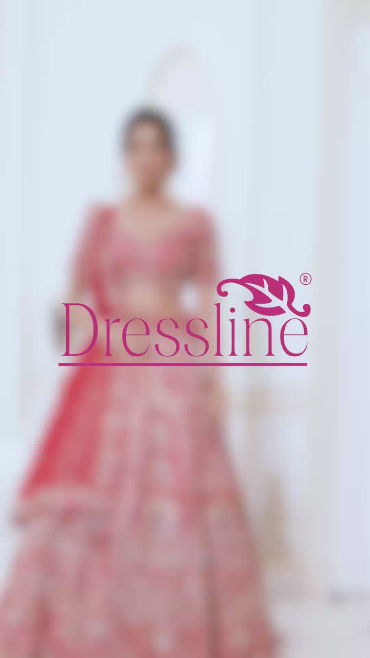 Red Bridal Lehenga Choli