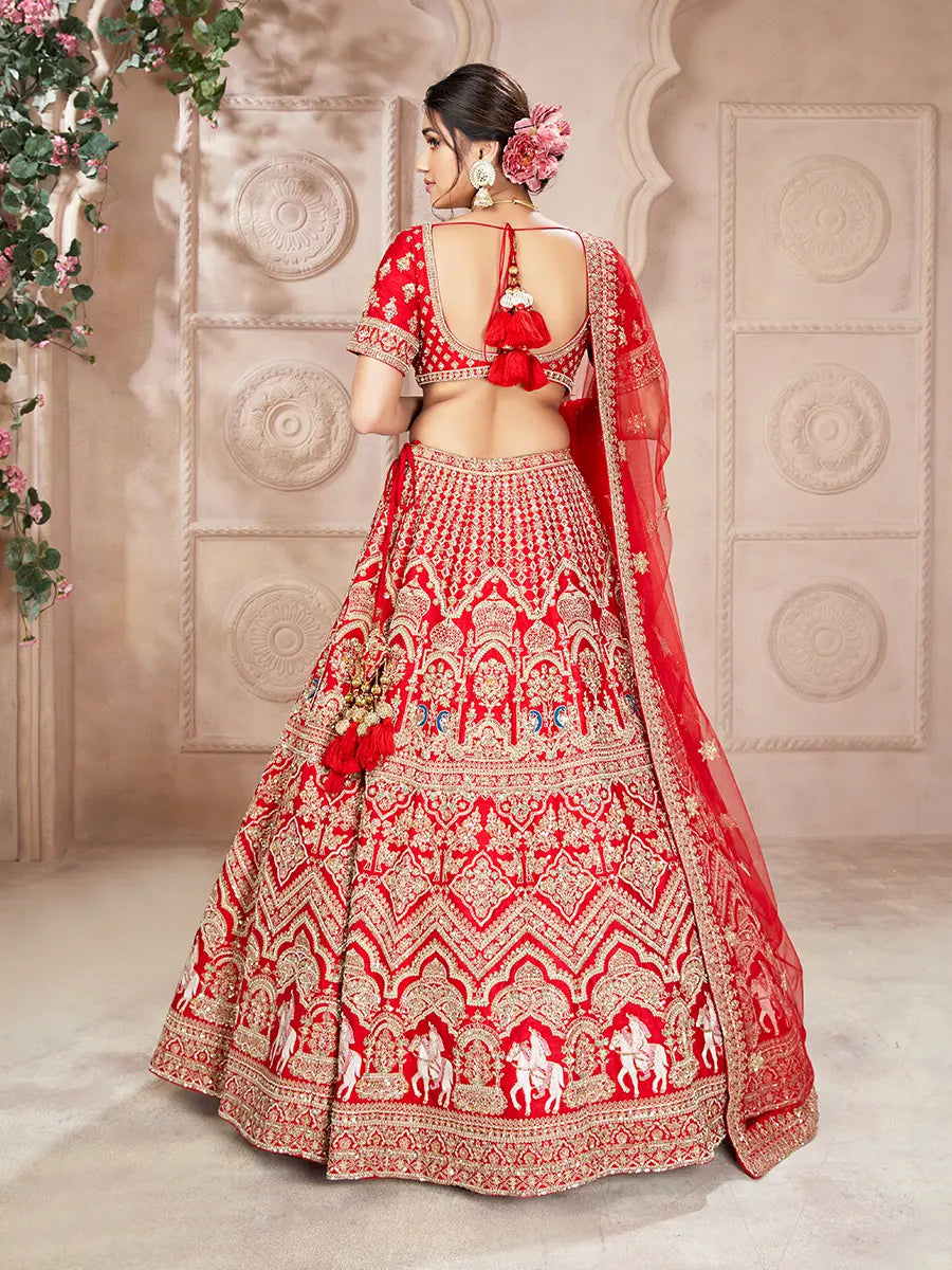 Red Lehenga